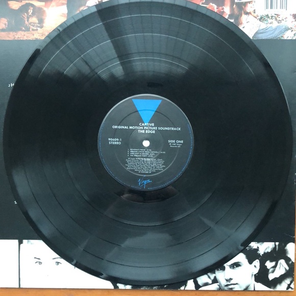 The Edge Captive Movie Soundtrack Vinyl Lp '86 - Picture 4 of 7